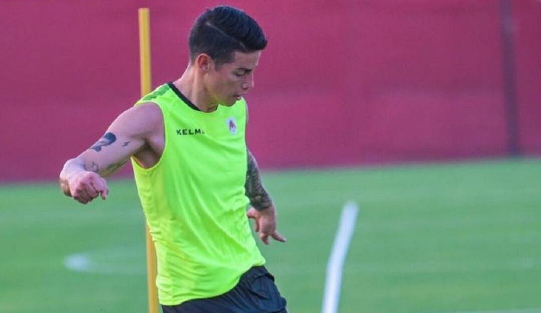 El volante colombiano disputó su último partido con Al-Rayyan en marzo.