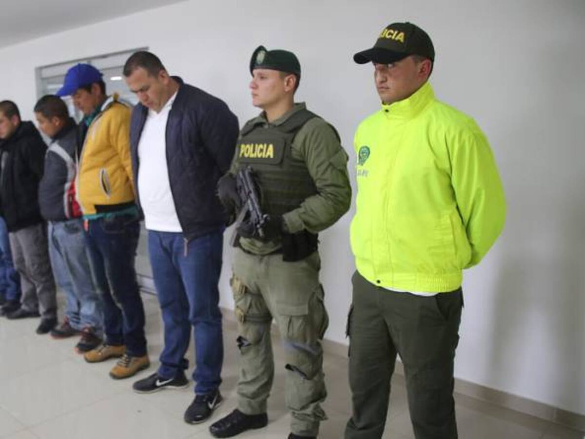 Cayó la banda de "Los Buitres" en Bogotá