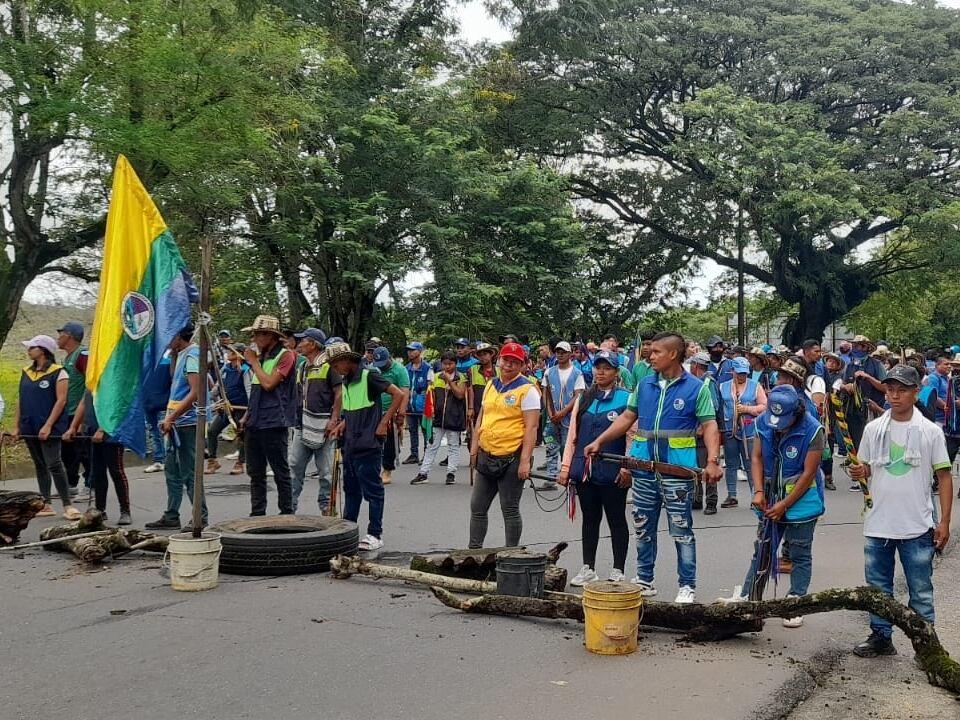 Minga indígena- foto OIA