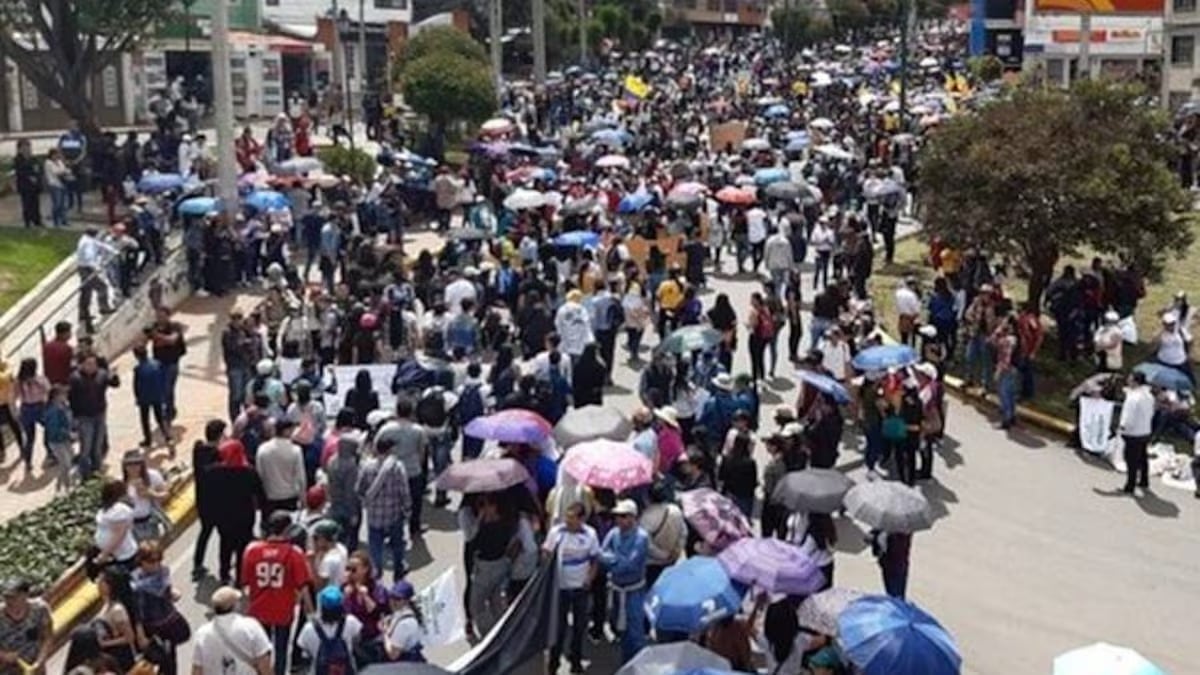 Movilizaciones en municipios en Saboyá, Chiquinquirá, Chitaraque, San José de Pare, Moniquirá, Arcabuco, Oicatá, Tinjaca.