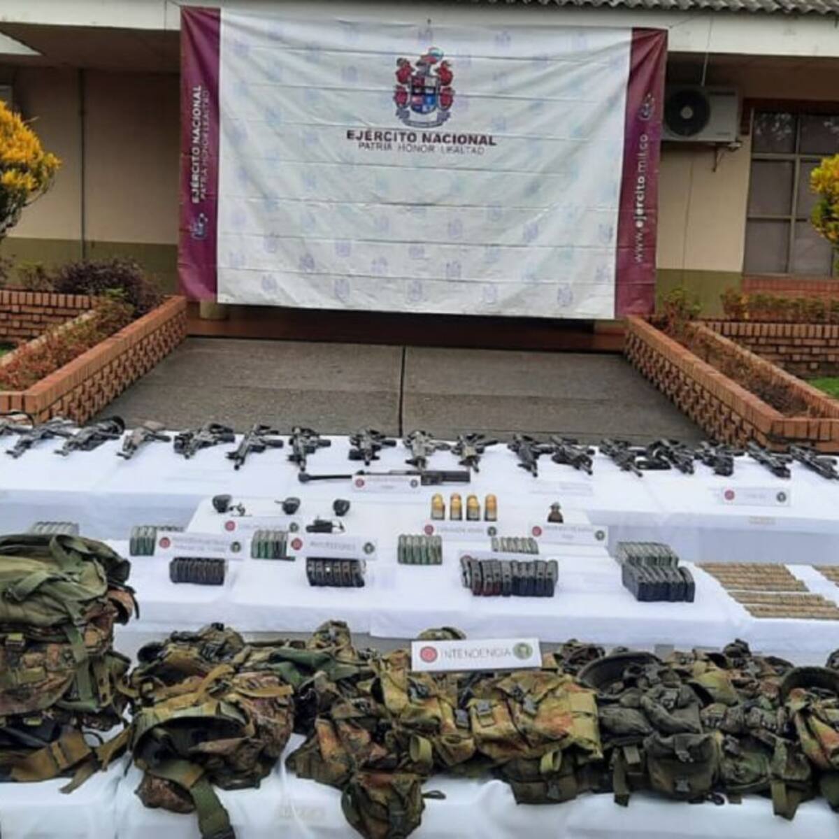Material de guerra incautado a disidencias en el Putumayo