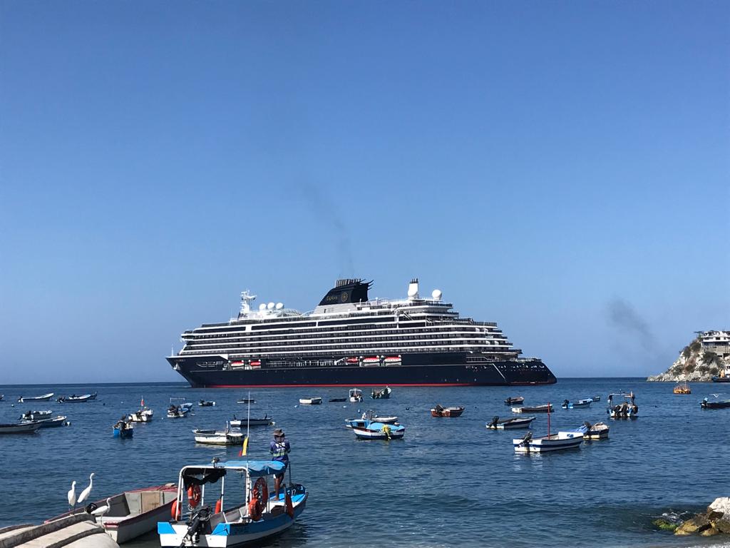 Arriba en Santa Marta Crucero Explora I