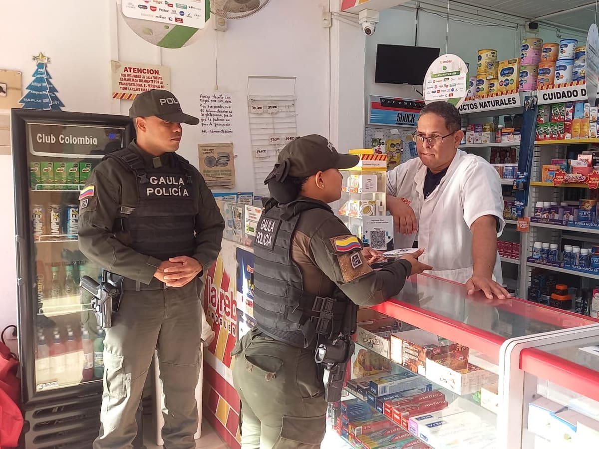 GAULA llevó jornada contra la extorsión a barrio San Fernando de Cartagena