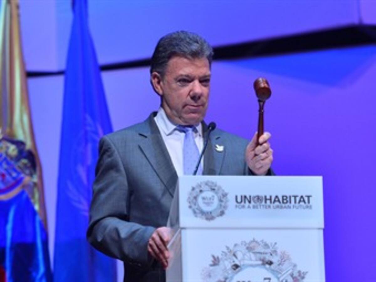 Presidente Santos lamentó la situación de movilidad en Bogotá