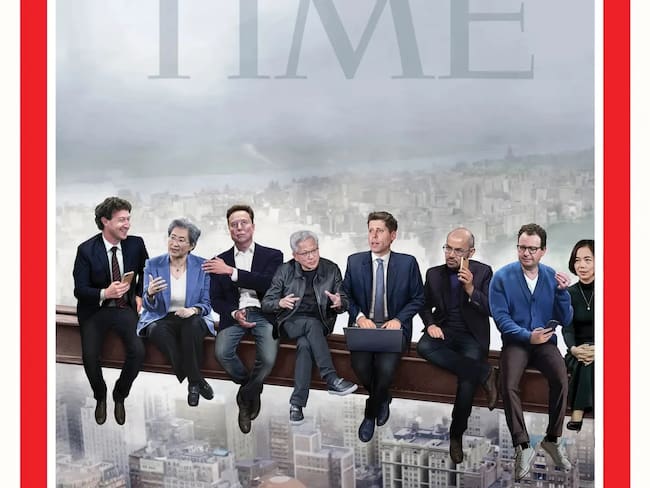 Los "arquitectos de la IA", personalidad del año según la revista Time.