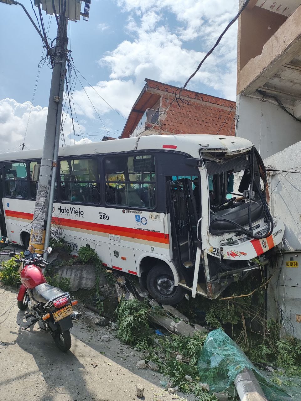 Accidente en Bello- foto Denuncias Antioquia
