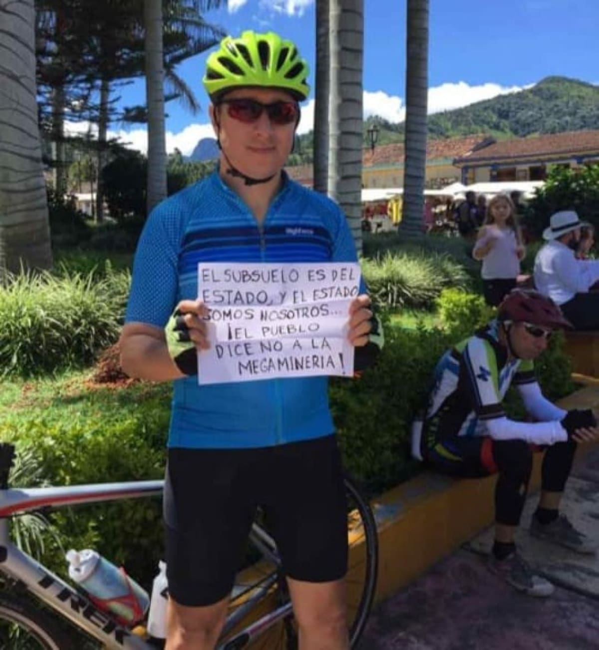 Los ciclistas unidos también contra la megaminería