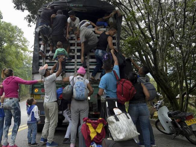 Migrantes venezolanos 