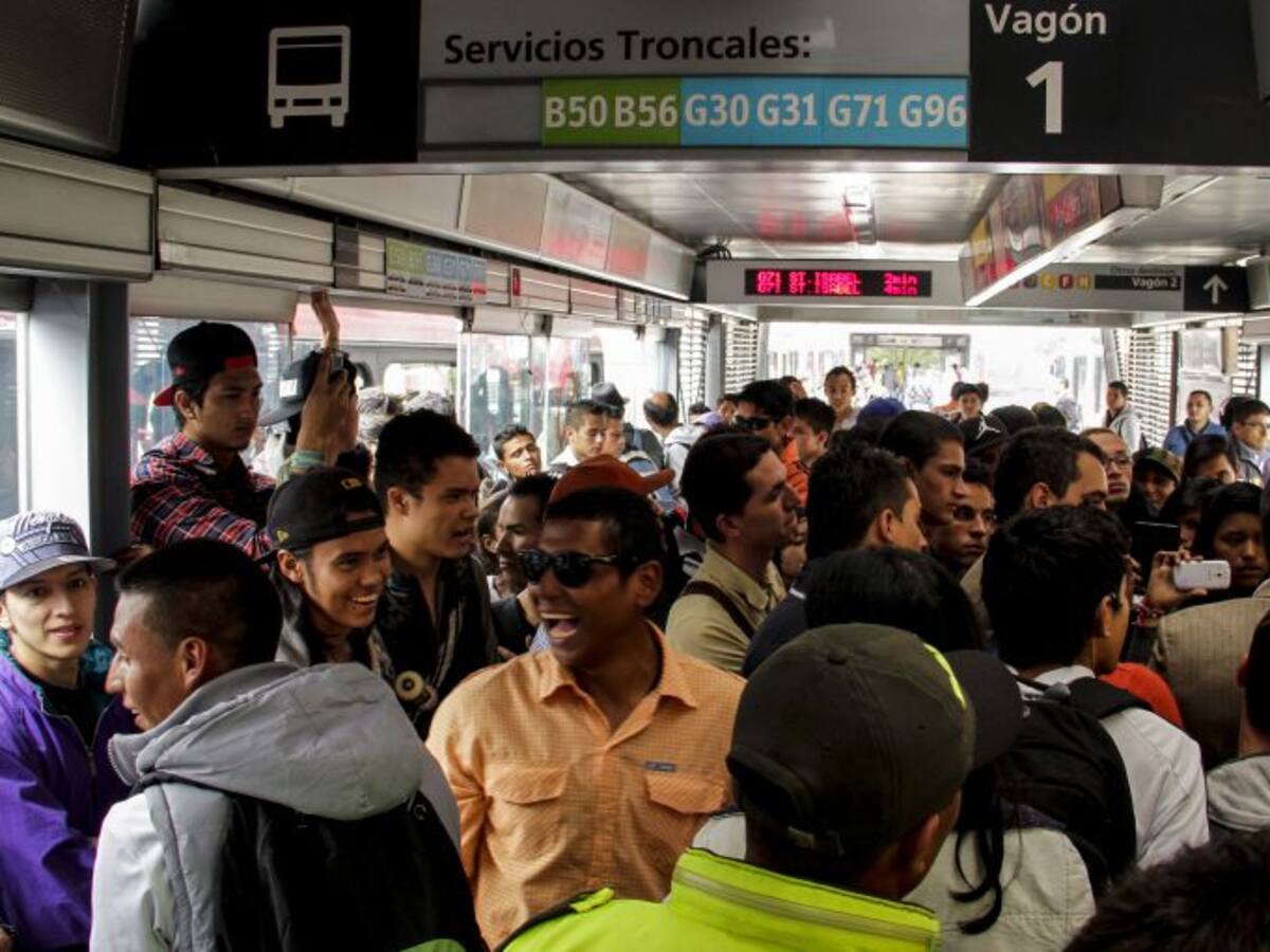 Cada día se capturan en promedio 5 atracadores en Transmilenio.