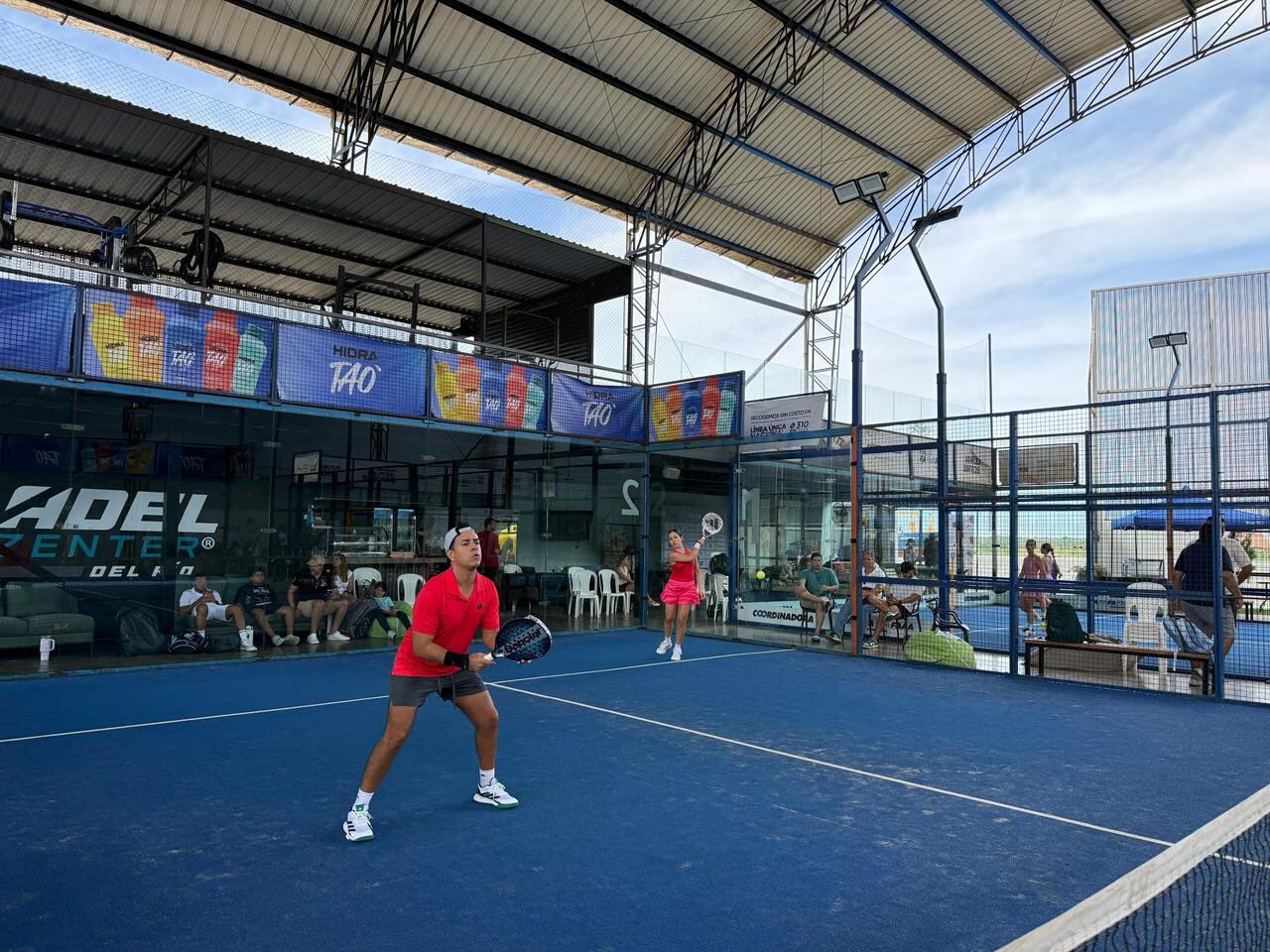 Canchas de pádel. Foto: Alcaldía de Barranquilla.