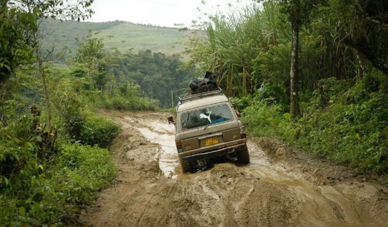 Corredor vial, municipio de Sardinata. 