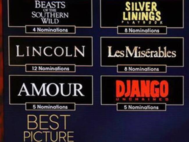 Listado de las candidaturas a la 85 edición de los premios Óscar
