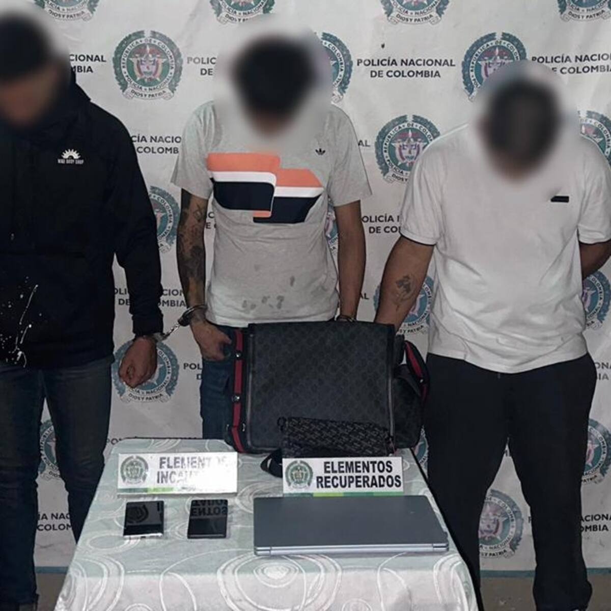 Capturan tres hombres que habían robado unos $16 millones a dos dominicanos en Medellín