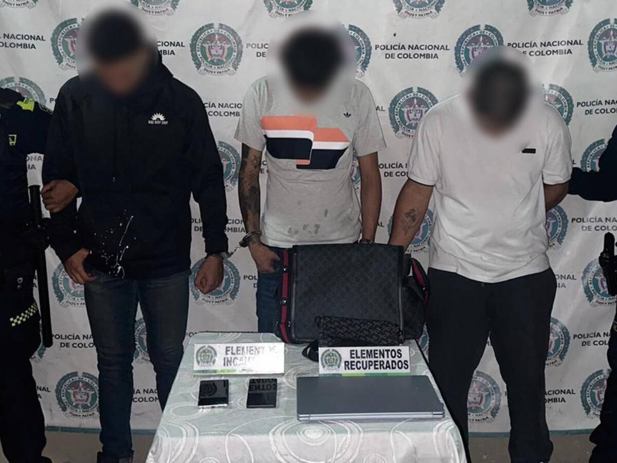Capturan tres hombres que habían robado unos $16 millones a dos dominicanos en Medellín