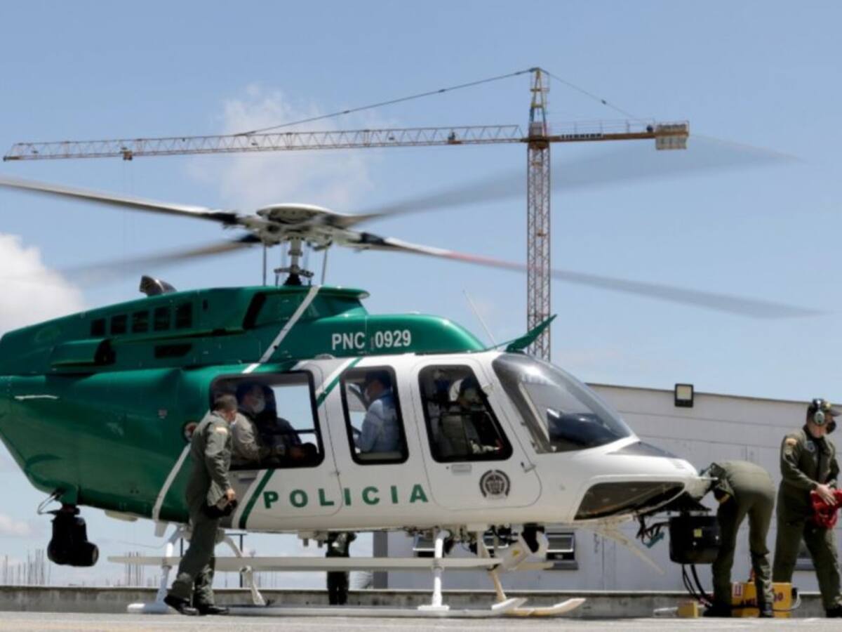 Con helicóptero se reforzará la seguridad en los 14 municipios de Risaralda