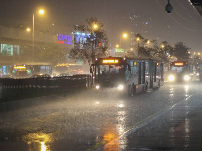 Las lluvias en Bogotá se intensificarán en el transcurso de la semana