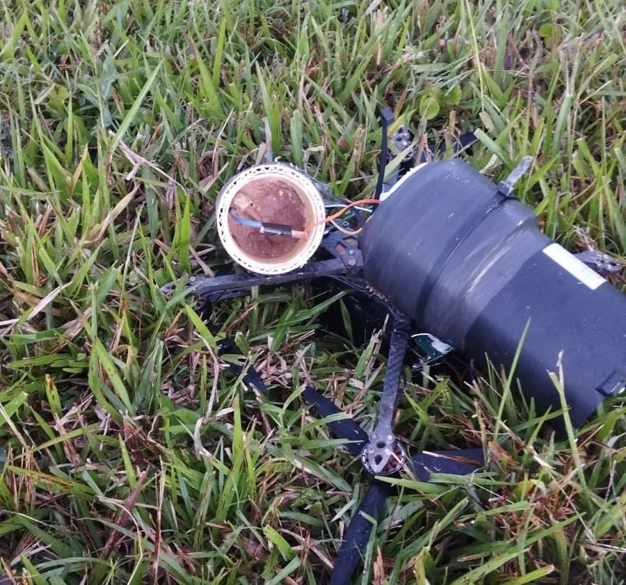 Dispositivo neutralizado por el Ejército En Popayán. Crédito: Suministrada.