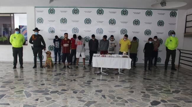 Los detenidos quedaron a disposición de la Fiscalía.