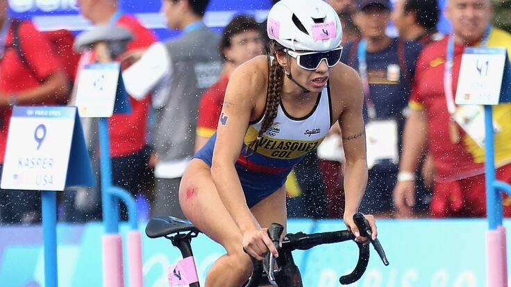 Me voy con el corazón contento: triatleta Carolina Velásquez se despide de los JJ. OO.
