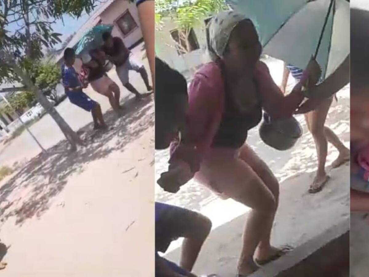 Mujer que caminaba por una calle, resultó herida por disturbios en Ponedera
