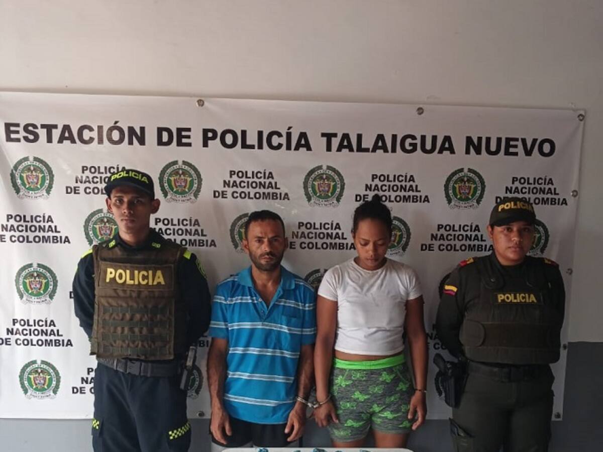Cayeron ‘La Chinche’ y ‘El Chómpira’ con marihuana y cocaína en Talaigua Nuevo, Bolívar