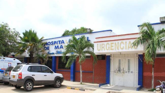 Hospital de Malambo donde laboraba el médico Jason Marín, quien murió por COVID-19.