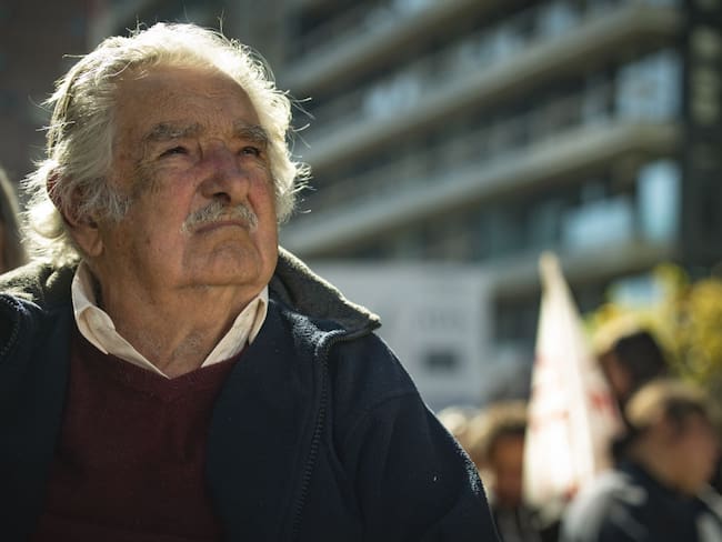 MONTEVIDEO, URUGUAY - MAY 1: A relevant personality who always attends the Workers&#039; Day event in Uruguay is former President of Uruguay, JosÃ© &quot;Pepe&quot; Mujica, in Montevideo on May 1, 2022.


The PIT-CNT, the only union center in Uruguay, where all the country&#039;s union associations come together, led this Sunday, May 1, the International Workers&#039; Day is celebrated, a central act where the speeches marked claims, proposals and job prospects for the future, in an act that was attended by government authorities. Carlos Lebrato / Anadolu Agency (Photo by Carlos Lebrato/Anadolu Agency via Getty Images)