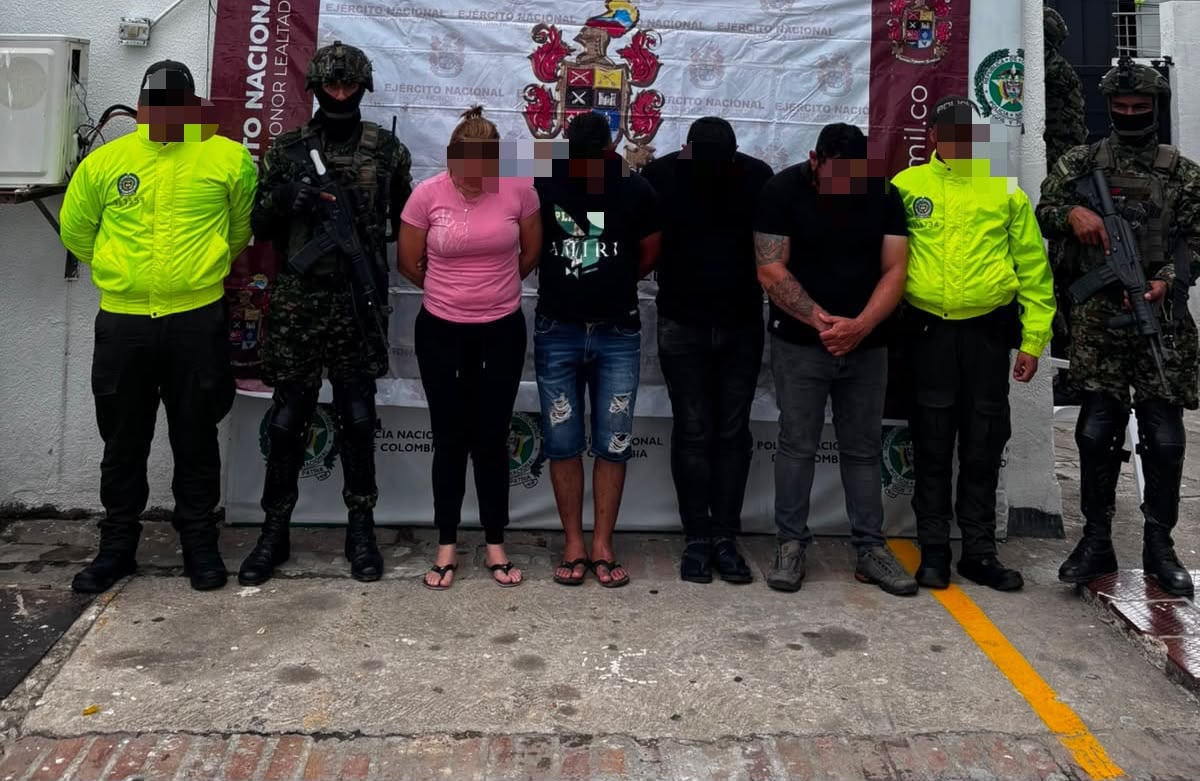 Capturan a cuatro presuntos integrantes del ELN señalados de hurto de hidrocarburos en Norte de Santander. / Foto: Ejército Nacional.