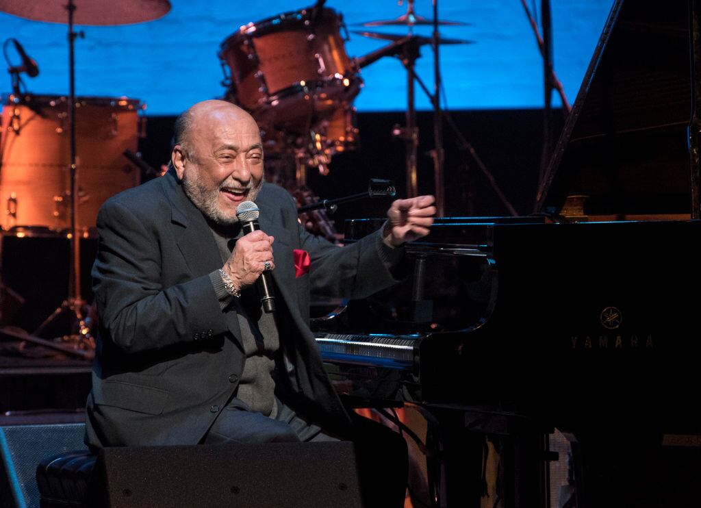 NEW YORK, NY - APRIL 20: Eddie Palmieri performs at the 16th Annual A Great Night in Harlem Gala at The Apollo Theater on April 20, 2018 in New York City. (Photo by Debra L Rothenberg/FilmMagic)