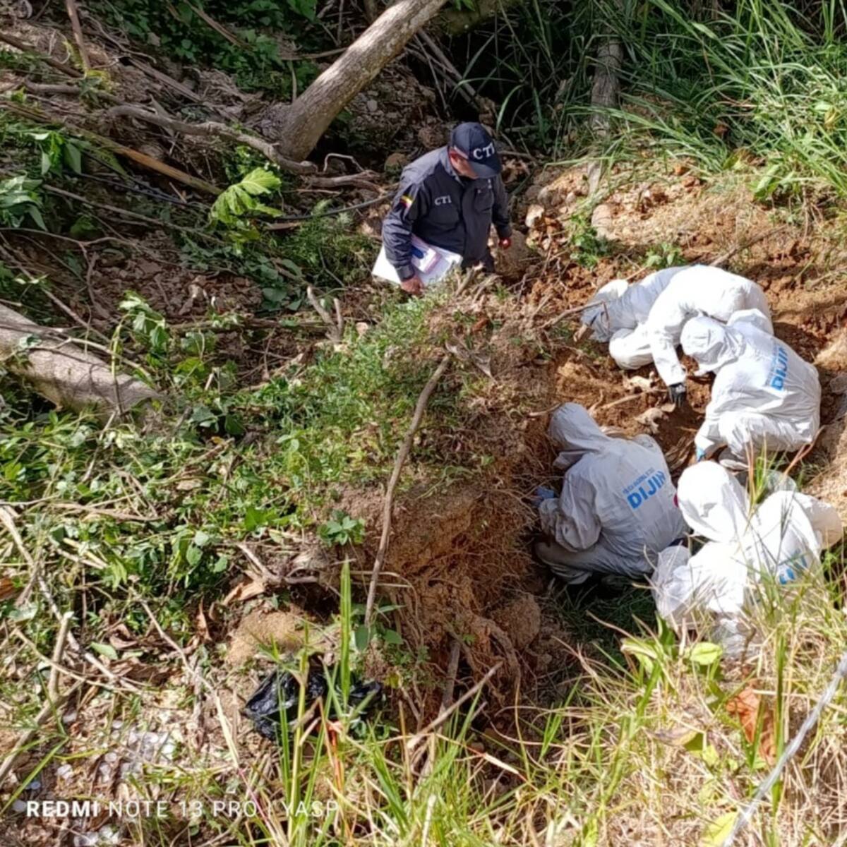 Se conocen las identidades de los cuerpos exhumados en Santa Bárbara, Antioquia