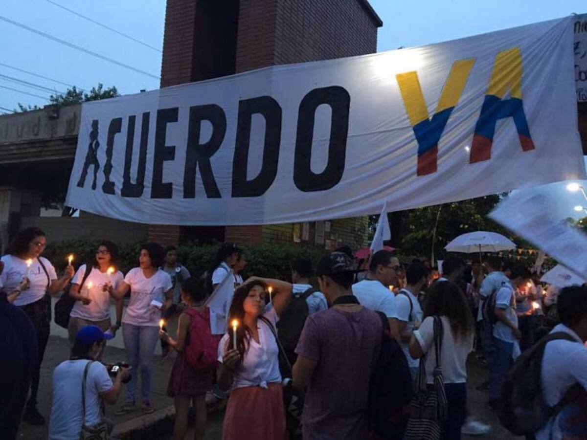 Jóvenes en Barranquilla solicitan ya el acuerdo de paz