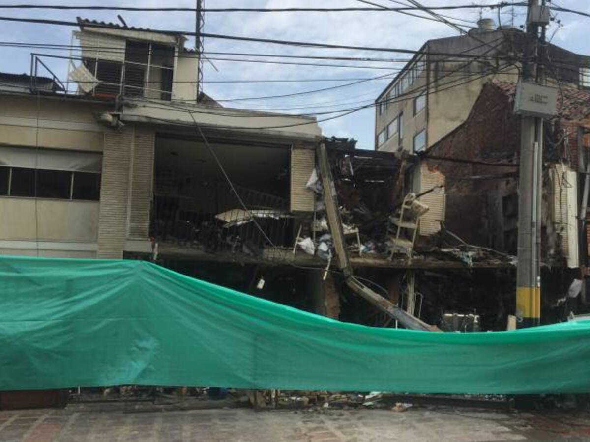 En total fueron 98 los predios afectados por la explosión en Bogotá