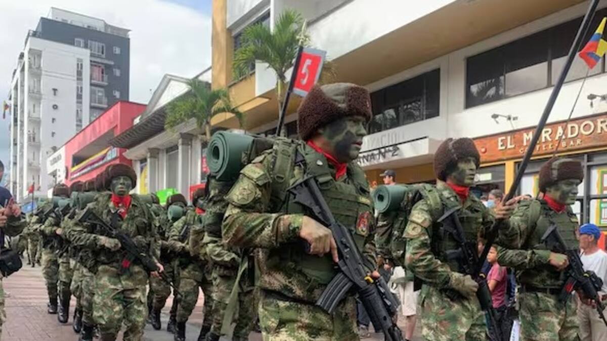 Informe desfile militar en Armenia