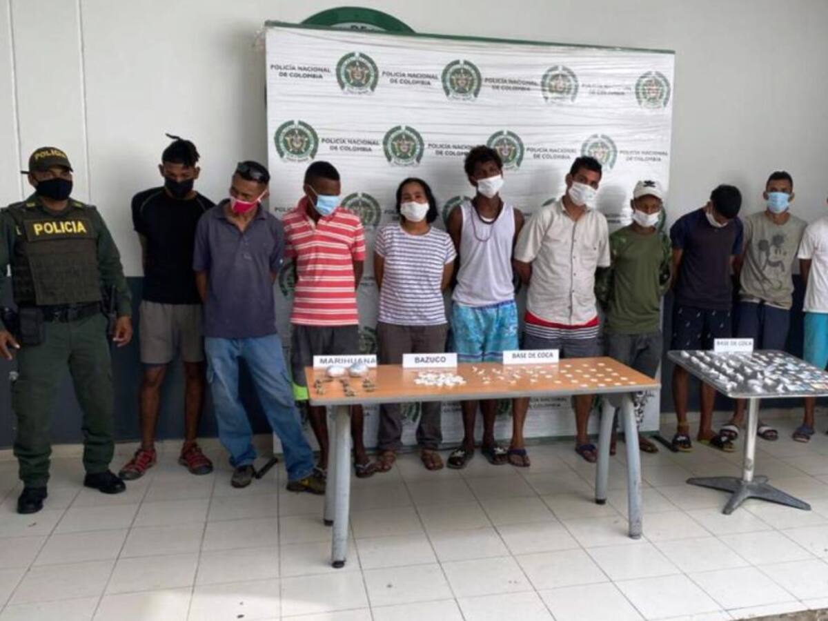 Detenidos 10 presuntos jíbaros en Cartagena en Plan 100 contra microtráfico