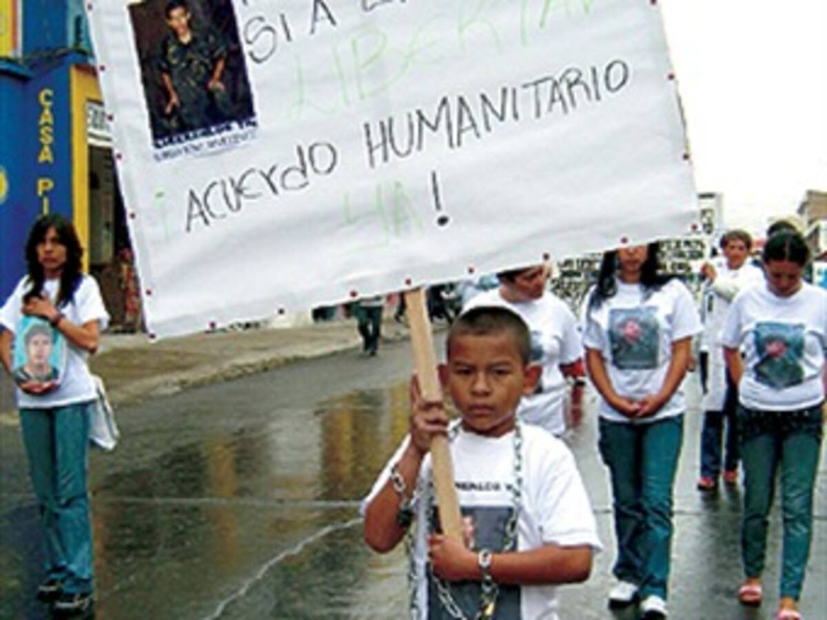 Johan Steven marchó hasta Pasto por la libertad de su padre