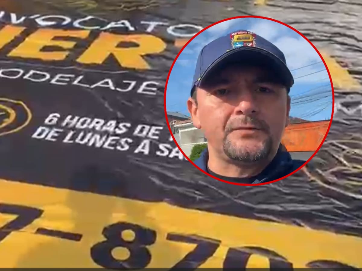 Retiran en Yumbo pancarta que promocionaba servicios de webcam