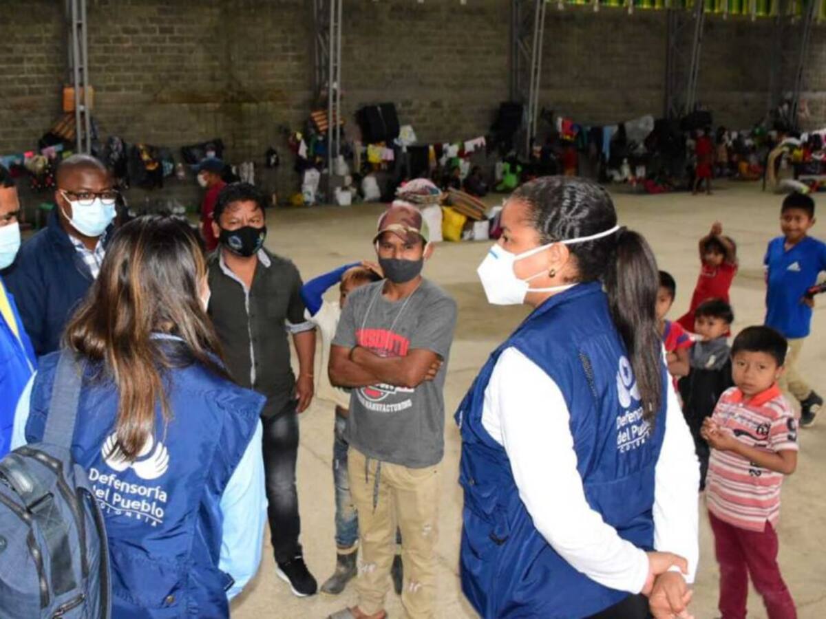 Indígenas desplazados de Chocó a Risaralda retornarán este sábado