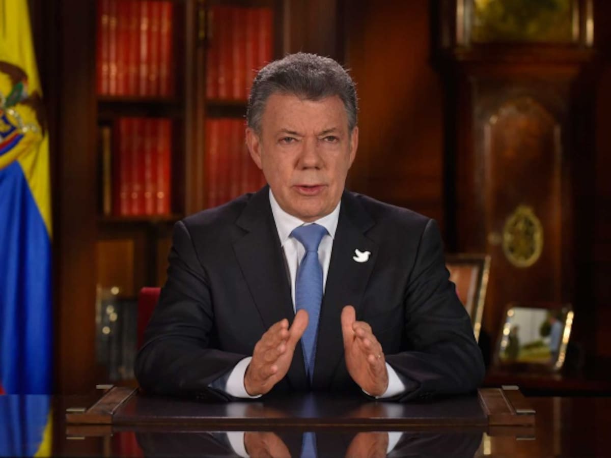 Colombianos tendrán la última palabra para aprobar o rechazar acuerdos de paz: Santos