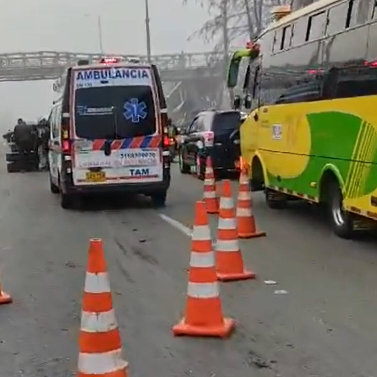 Se regula la movilidad en Autopista Norte de Bogotá tras monumental trancón