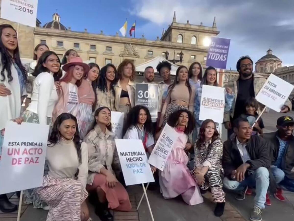La PAZarela, un desfile de moda por la paz y la reconciliación