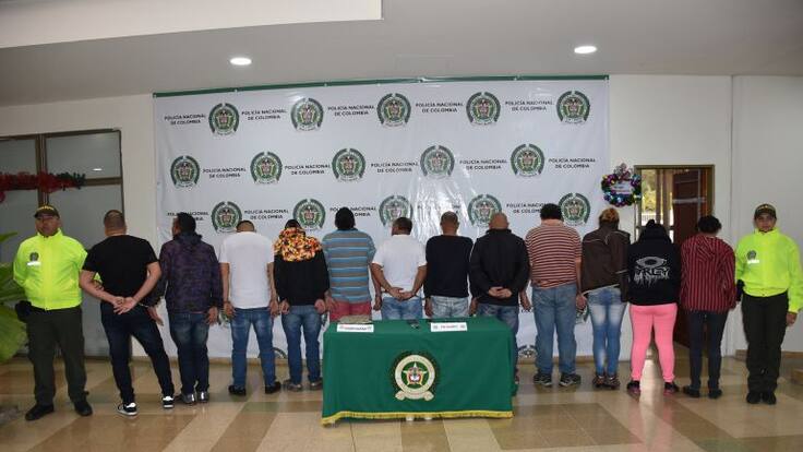 52 bandas delincuenciales ha desarticulado este año la policía en Quindío