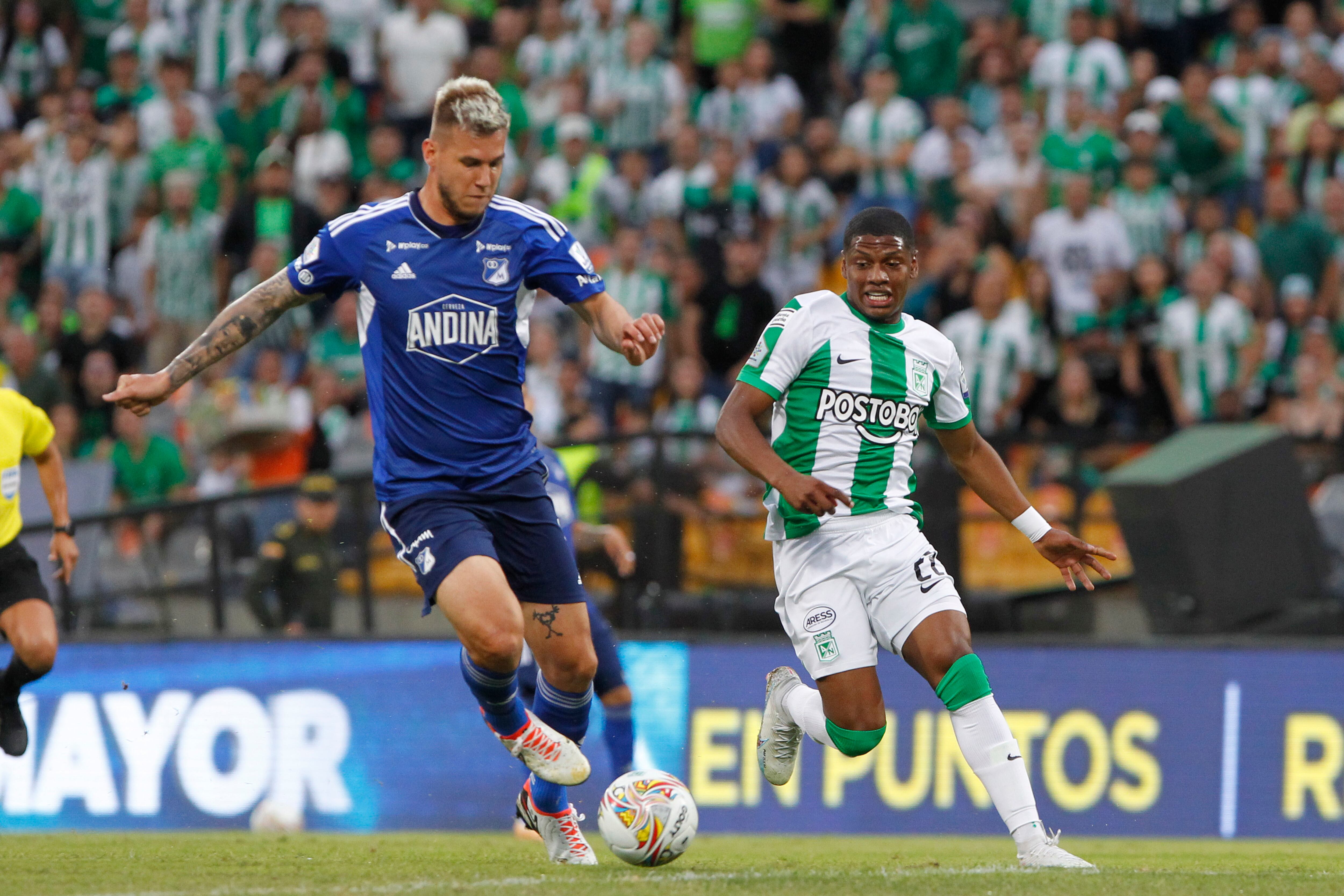 Juan Pablo Vargas será una de las ausencias de Millonarios para esta noche. (Colprensa - Juan Augusto Cardona)