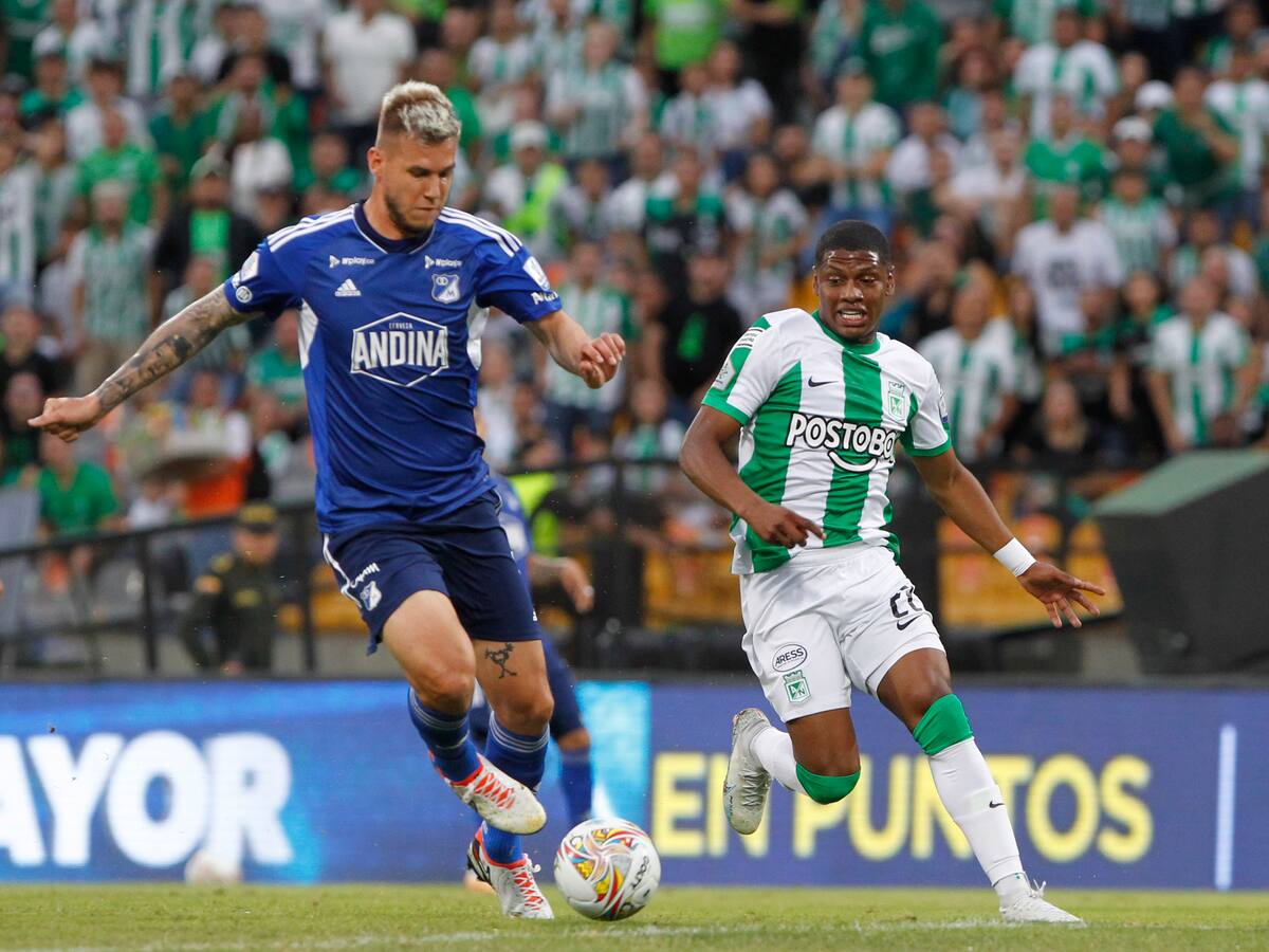 Las bajas de Millonarios y Nacional para la primera final de la Copa Colombia