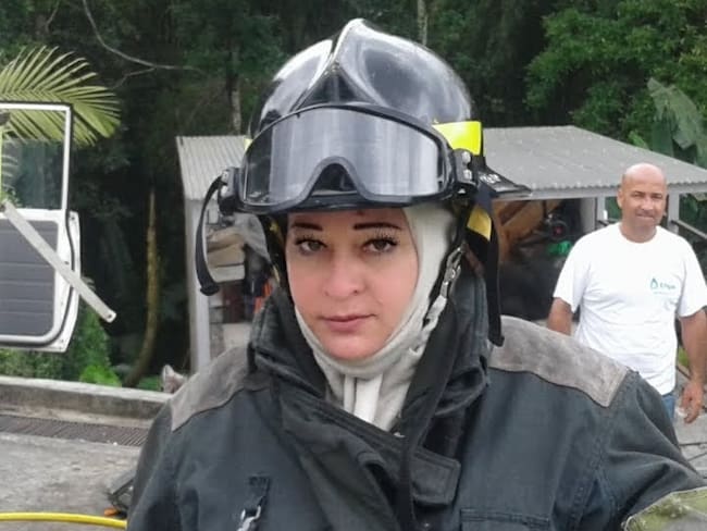 Sandra Puentes Henao, bombero Armenia