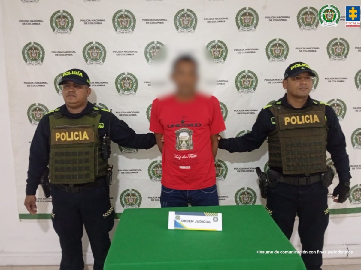 Detenido por presunto abuso sexual en Arjona, Bolívar. // Fiscalía
