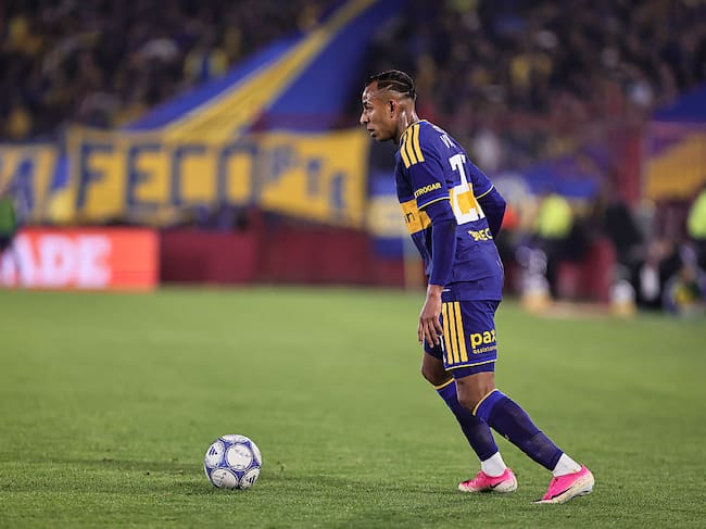 Sebastián Villa figura en la victoria de Boca Juniors en Sudamericana (Photo by Manuel Cortina/SOPA Images/LightRocket via Getty Images)