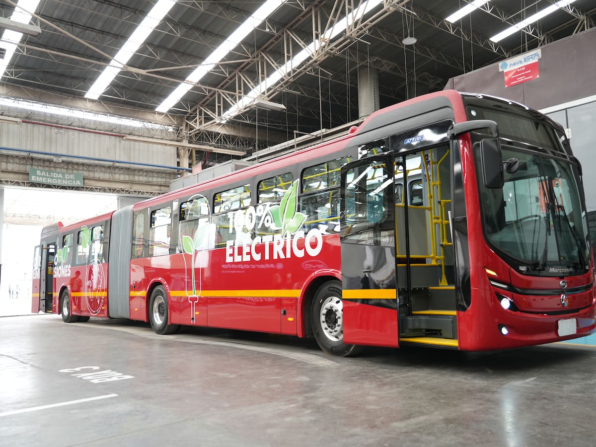 Presentan el primer bus 100% eléctrico en Colombia: haría parte de la nueva flota de transporte