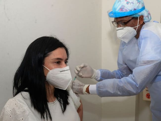 Simulación de vacunación contra la COVID-19 en Cartagena
