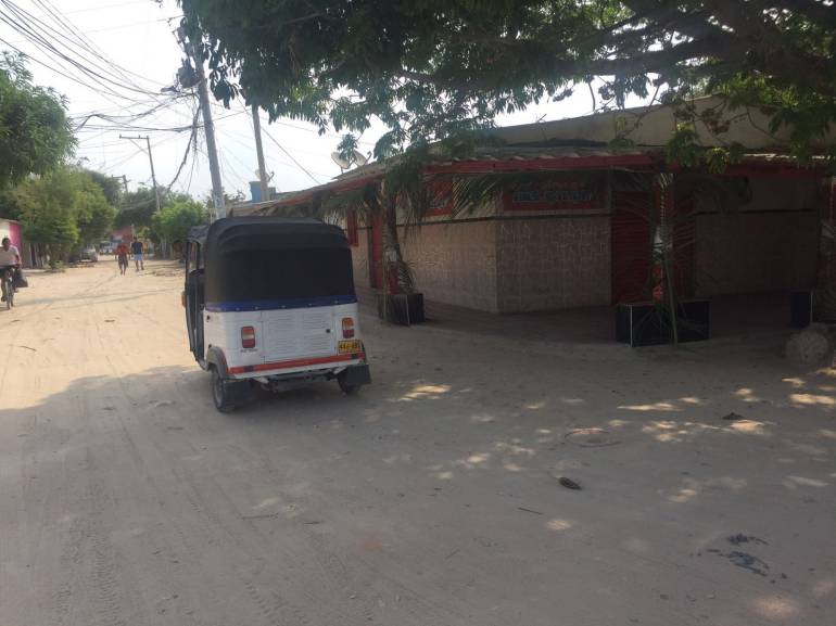 Sector del barrio Ferrocarril donde fueron asesinados los dos hombres