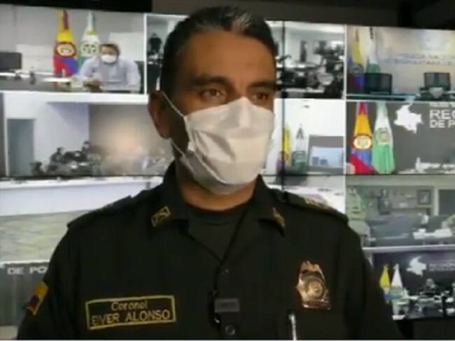 Cnel. Eiver Fernando Alonso, comandante Policía Caldas